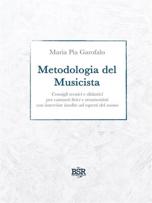 cover image of Metodologia del Musicista